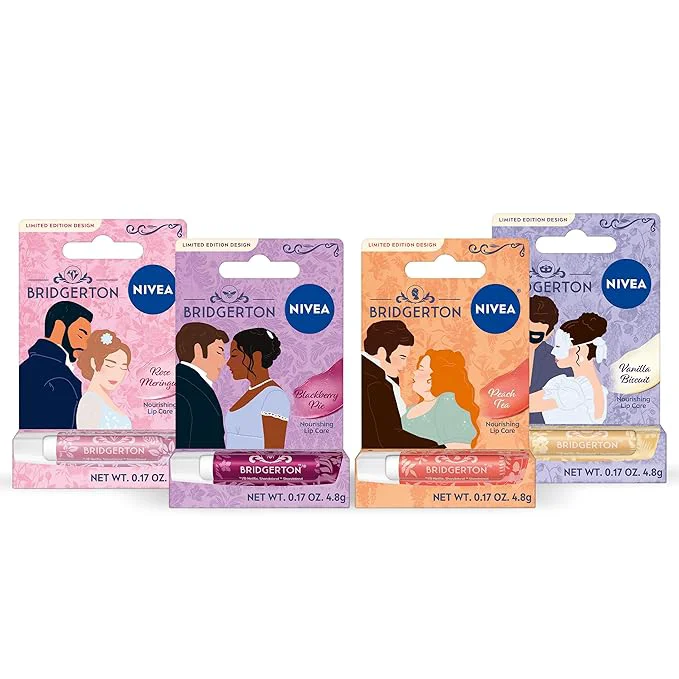 Carefully Designed NIVEA Lip Care Bridgerton Limited Edition Moisturizing Lip Balms Comfortable