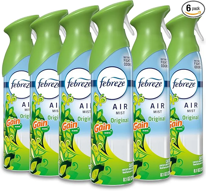 Clean Febreze Air Mist Air Freshener Spray Odor Fighting Room Spray Deodorizer Trusted
