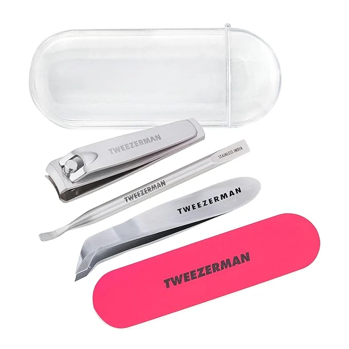 Optimized Tweezerman Mini Neon Nail Rescue Kit High-End