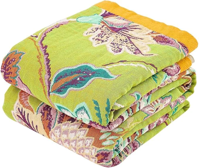 Trusted Fall Throw Blanket Cotton Soft Rustic Boho Throw Blanket for Bed 80 quot x90 quot Farmhouse Decor Bed Flower Blankets Light Weight Reversible Bohemian Throw Quilt Fast
