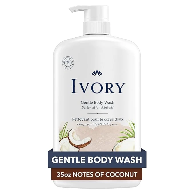 Quality Ivory Body Wash Designed for the Whole Family Gentle Formula of Dyes High-End