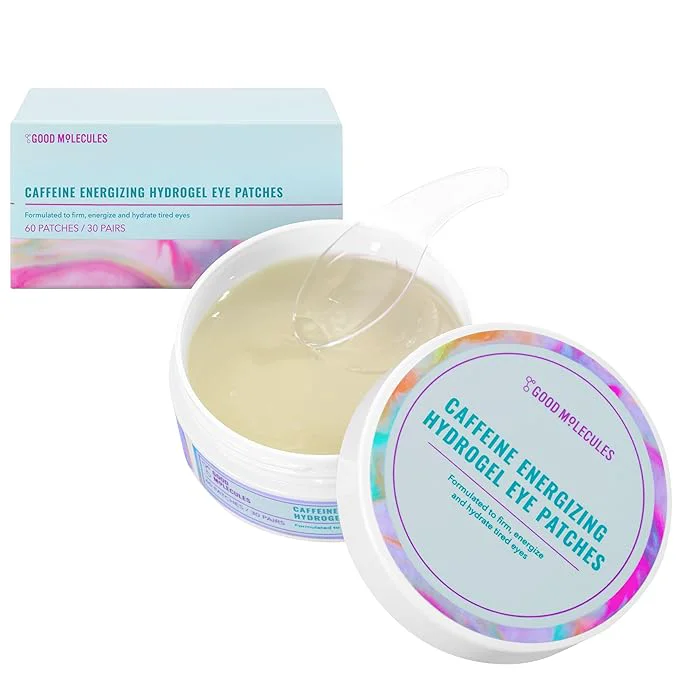 Secure Good Molecules Caffeine Energizing Hydrogel Eye Patches Responsible