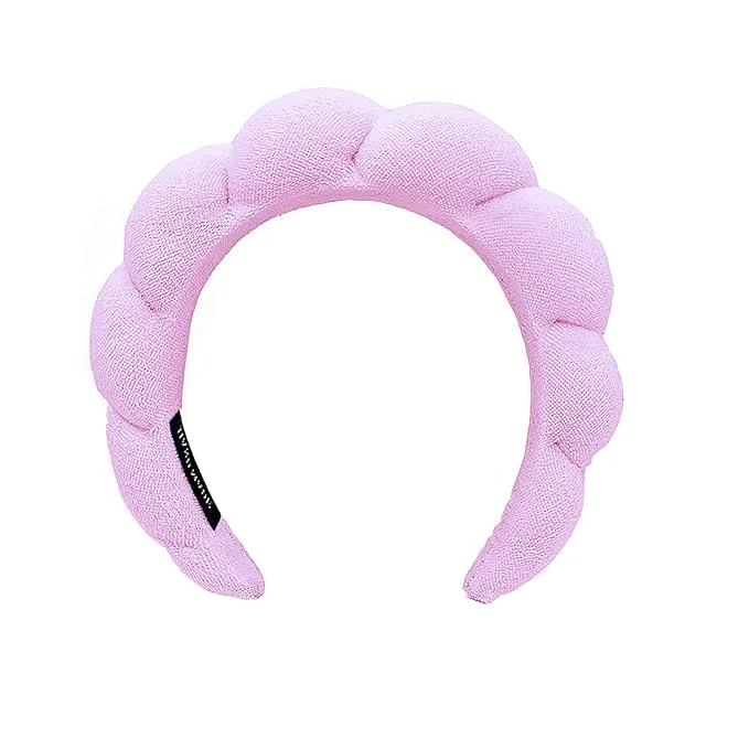 Practical Spa Headbands for Washing Face Makeup Skin Care Headband Women Bubble Facial Breathable