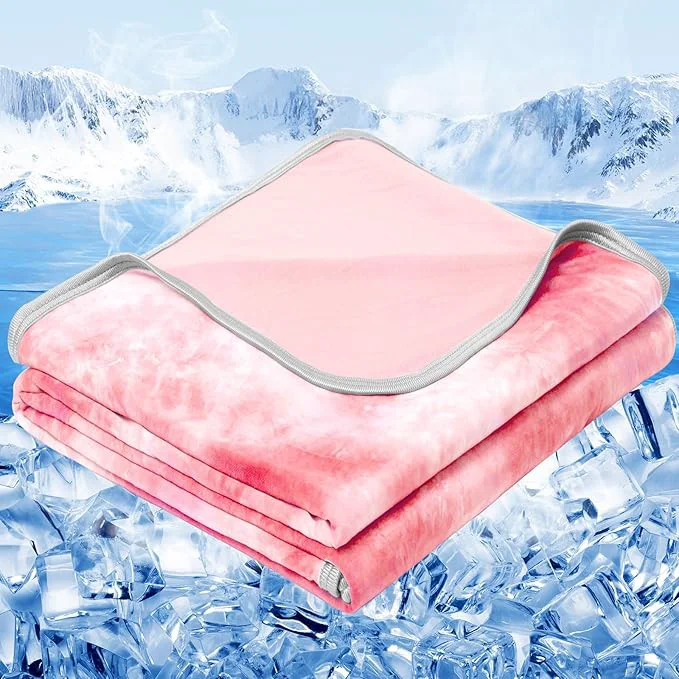 Original Design inhand Cooling Blanket Twin Size 60 quot x80 quot Cooling Blankets for Hot Sleepers Absorbs Heat to Keep Adults Cool for Summer Nights Sweats Thin Cold Lightweight Blanket for Couch Bed All Season Use Professional