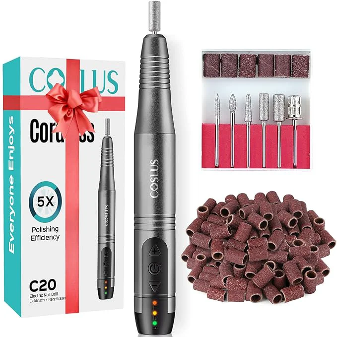 Reusable COSLUS C20 Cordless Nail Drill Electric File Professional Convenient