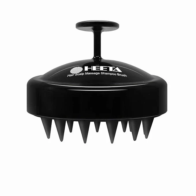 Relaxed HEETA Scalp Massager Hair Growth Soft Silicone Scalp Scrubber Shampoo Brush Organic