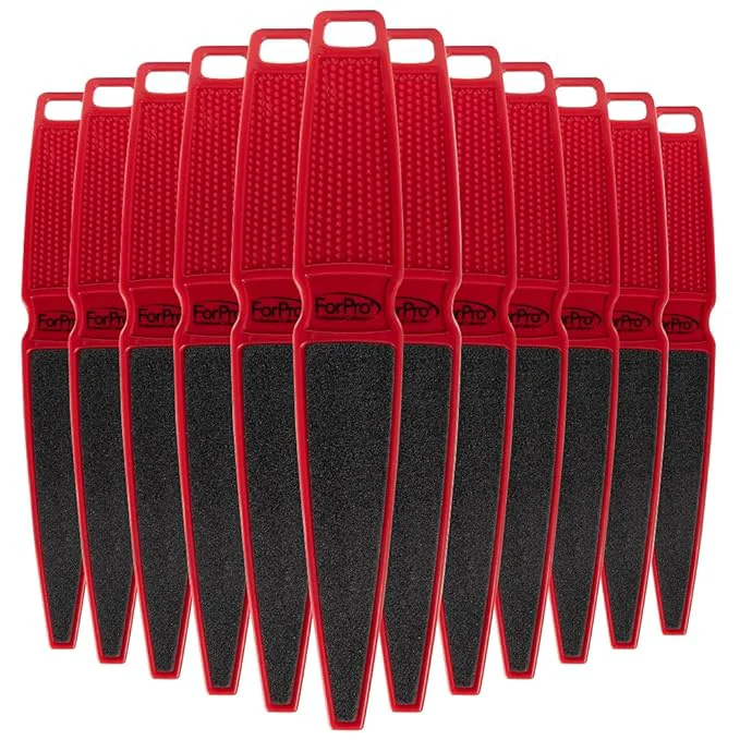 Top-Quality ForPro Professional Collection Pedicure Paddle Foot File Double-Sided Green