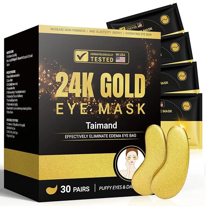 Expertly Made Under Eye Patches 24K Gold Under Eye Mask Enhanced