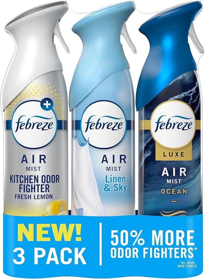 User-Friendly Febreze Air Mist Air Freshener Spray Odor Fighting Room Spray Deodorizer World-Class