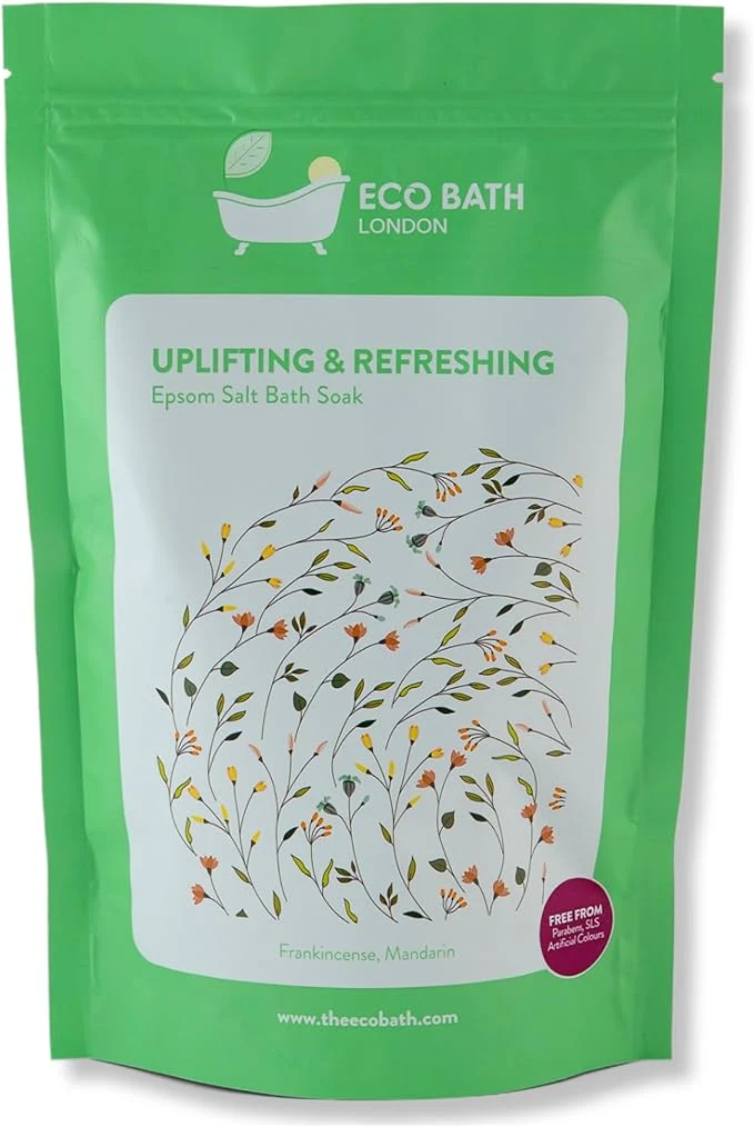 Powerful Eco Bath London Uplifting and Refreshing Epsom Salt Bath Soak 1kg Dependable