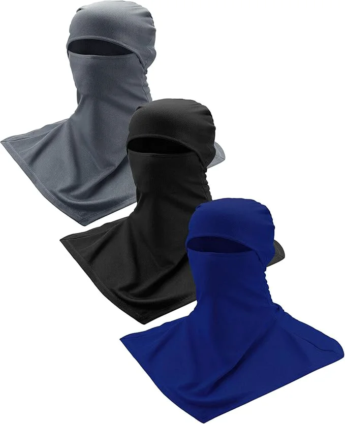 Expertly Made SATINIOR 3 Piece Balaclava Face Cover Sun Protection Neck Cover Summer Trendy
