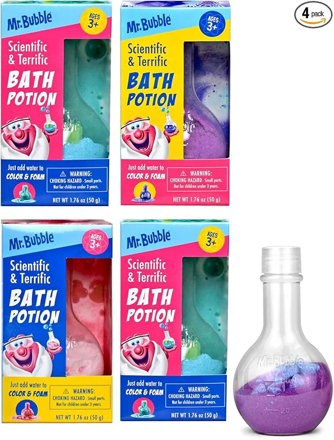 Easy-to-Use Mr. Bubble Kids Bath Bomb Potions Versatile