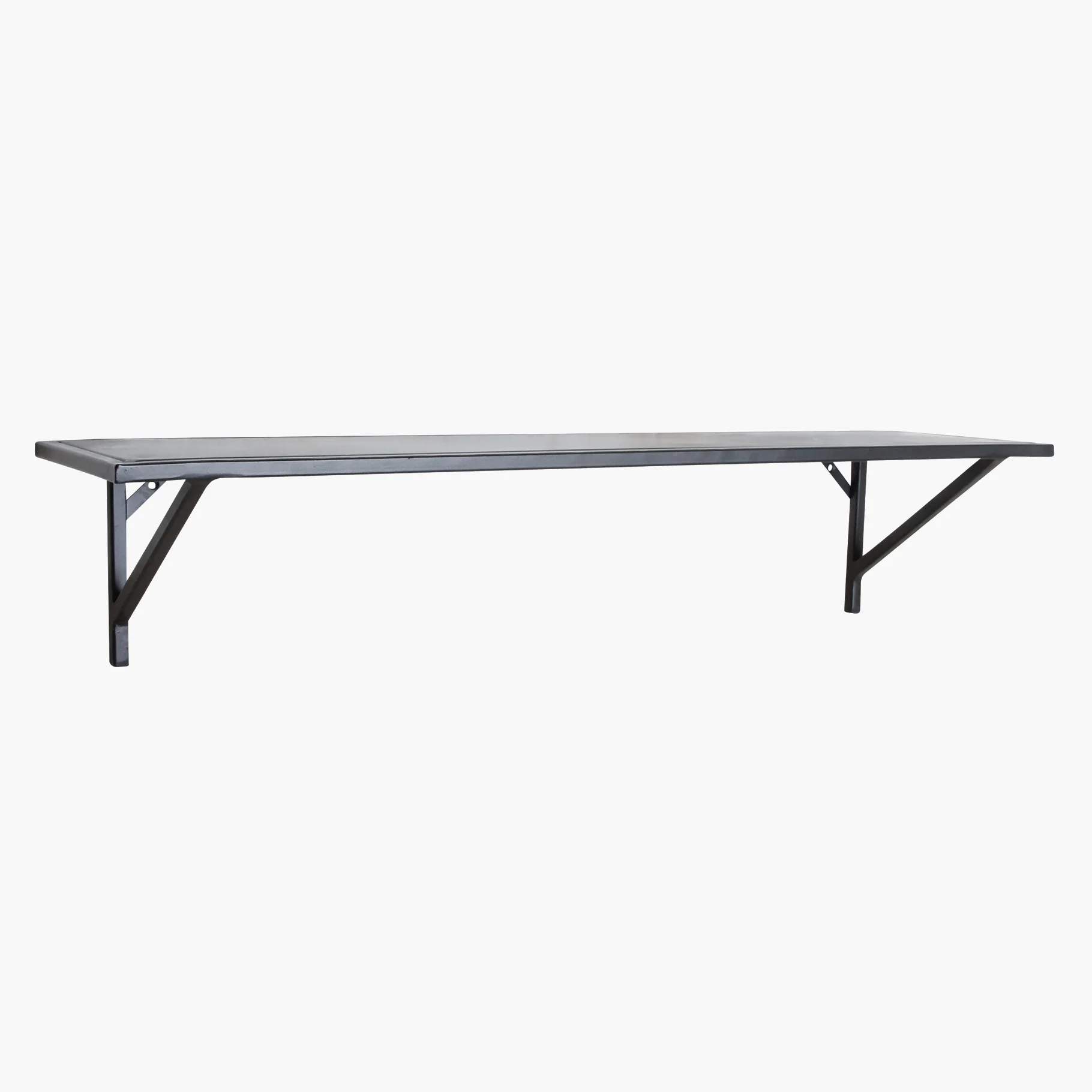 Proven Wall shelf square pipe metal black Environmentally Friendly