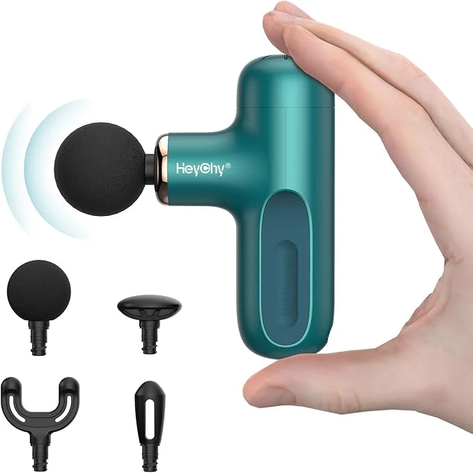 Refined HEYCHY Super Mini Massage Gun Percussion Deep Tissues Muscle Massager Luxury