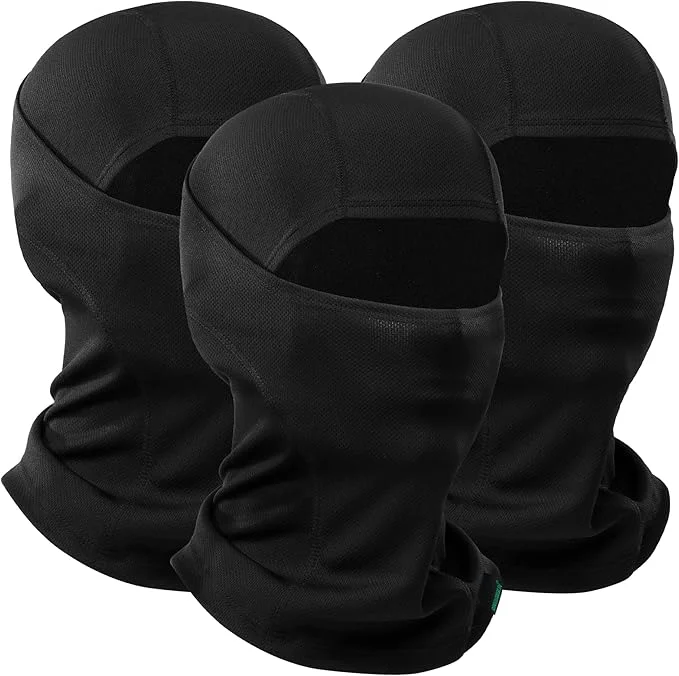 Enhanced Balaclava Ski Mask 3 Pieces Full Face Cover Casual