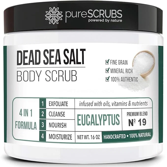 Sophisticated pureSCRUBS Premium Eucalyptus Body Scrub Set Stylish