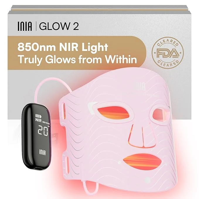 Reliable INIA Red Light Therapy Mask for Face – 4 Light Modes High-Grade