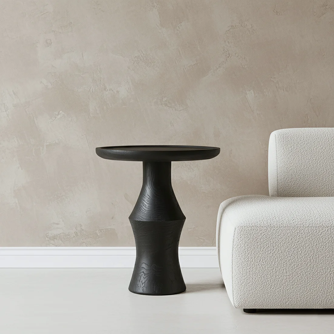 Verified Nero teak bijzettafel Twilight Luxury
