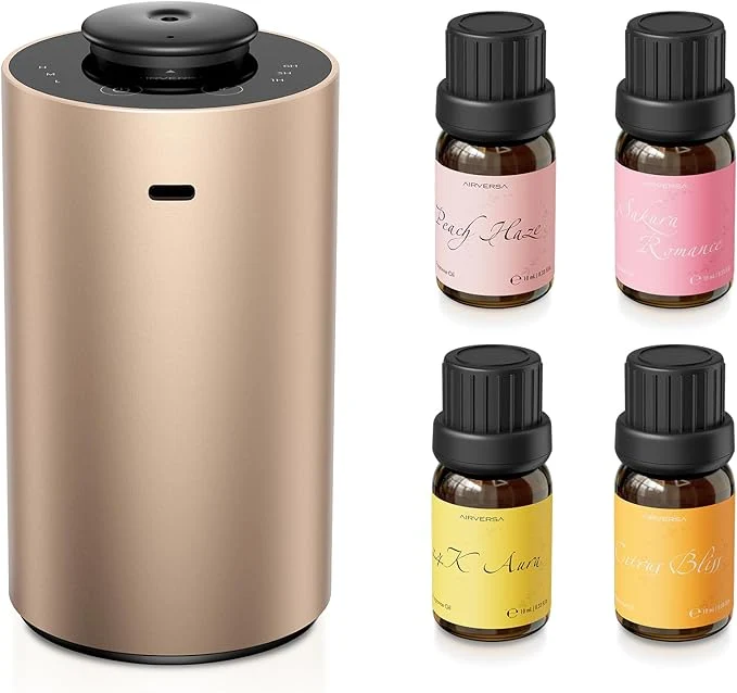 Prestigious Airversa Waterless Essential Oil Diffuser Starter Kit Reusable