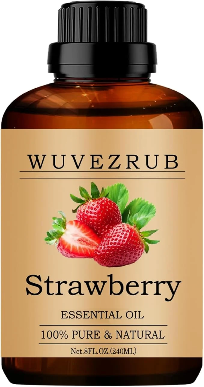Trendy Strawberry Essential Oils 240ML Pure and Natural Essential Oil Verified