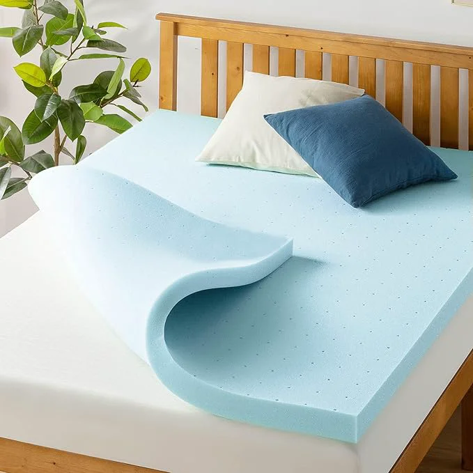 Specialty Price Mattress 3 Inch Ventilated Memory Foam Mattress Topper Cooling Gel Infusion CertiPUR-US Dorm Essentials Twin Premium