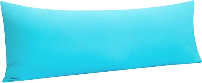 Recyclable NTBAY Body Pillowcase - Brushed Microfiber 20x54 Pillowcase - Soft Wrinkle- Fade-Resistant Stain-Resistant Blue Body Pillow Cover with Envelope Closure - 20x54 Inches Blue Practical