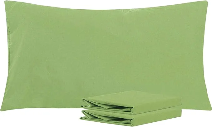 Effective NTBAY King Pillowcase Set - 2 Pack Brushed Microfiber 20x40 Pillowcases - Soft Wrinkle- Fade-Resistant Stain-Resistant Sage Green Pillowcases with Envelope Closure - 20x40 Inches Sage Green Premium