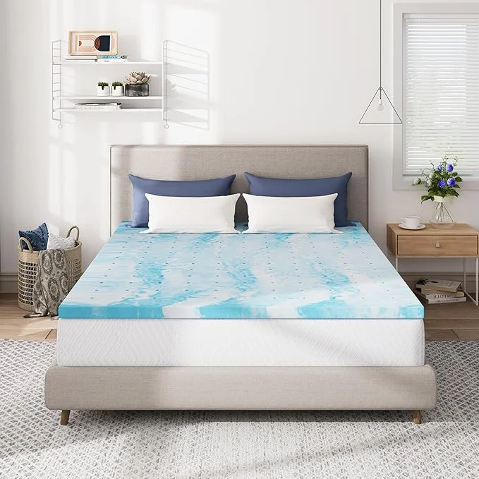 Versatile CH Charme House Mattress Topper 2 Inch Twin Size Gel Infused Memory Foam Bed Topper for Back Pain Relief Cooling Mattress Pad CertiPUR-US 75×38 quot Certified