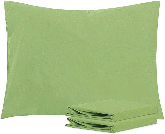 Outstanding NTBAY Standard Pillowcase Set - 2 Pack Brushed Microfiber 20x26 Pillowcases - Soft Wrinkle- Fade-Resistant Stain-Resistant Sage Green Pillowcases with Envelope Closure - 20x26 Inches Healthy