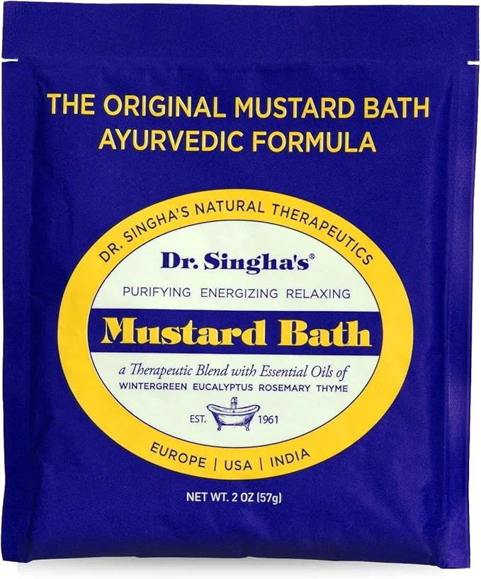 Functional Dr. Singha's Mustard Bath Therapeutic Bath Salts 2 Oz Superior