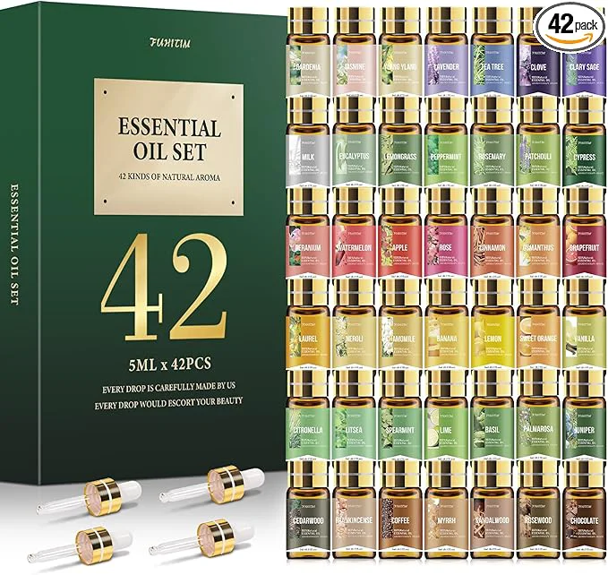 Environmentally Friendly FUHITIM Essential Oil Set Premium Essential Oils Gift Set Smart