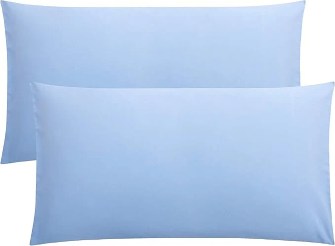 Official FLXXIE King Pillow Cases Set of 2 Soft Microfiber Pillow Covers with Envelope Closure Wrinkle Fade and Stain Resistant Pillowcases 20x36 Sky Blue Innovative