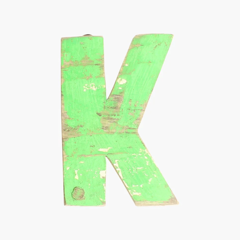Genuine Houten letter K Fashionable