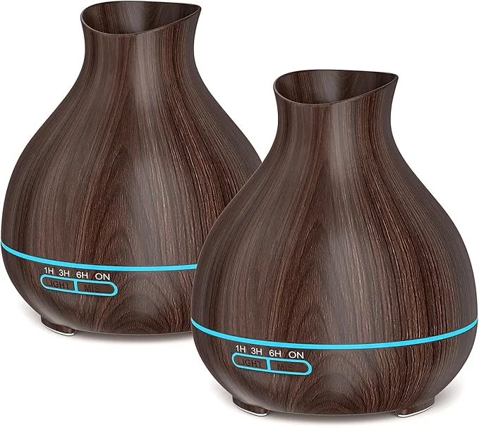 High-End BZseed Aromatherapy Essential Oil Diffusers Waterless Auto-Off 7 Color LED Excellent