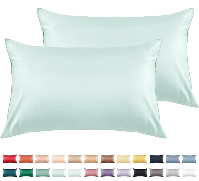 Traditional Warmstar Cotton Pillow Cases Standard Size Set of 2 600 Thread Count Pillowcases 20x26 Inches Soft Long Staple Cotton Pillowcases Breathable with Envelope Closure Lagoon Convenient