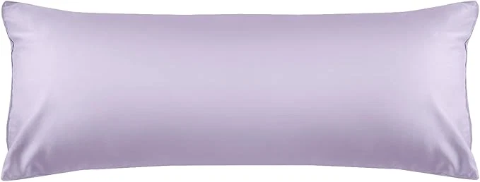 Artisan Warmstar Cotton Body Pillow Cover 1 Pack 600 Thread Count Body Pillow case 20 quot x54 quot Long Body Pillow Case Cover Soft Breathable with Envelope Closure Lavender Organic