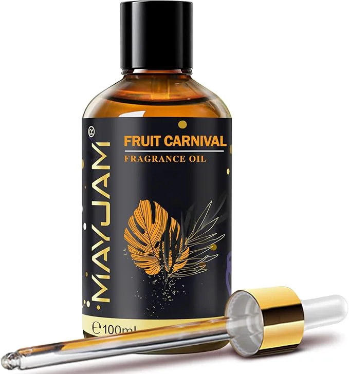 Refined Fruit Carnival Fragrance Oil Essential Oil MAYJAM 3.38FL.OZ Fruit Carnival Oil Functional