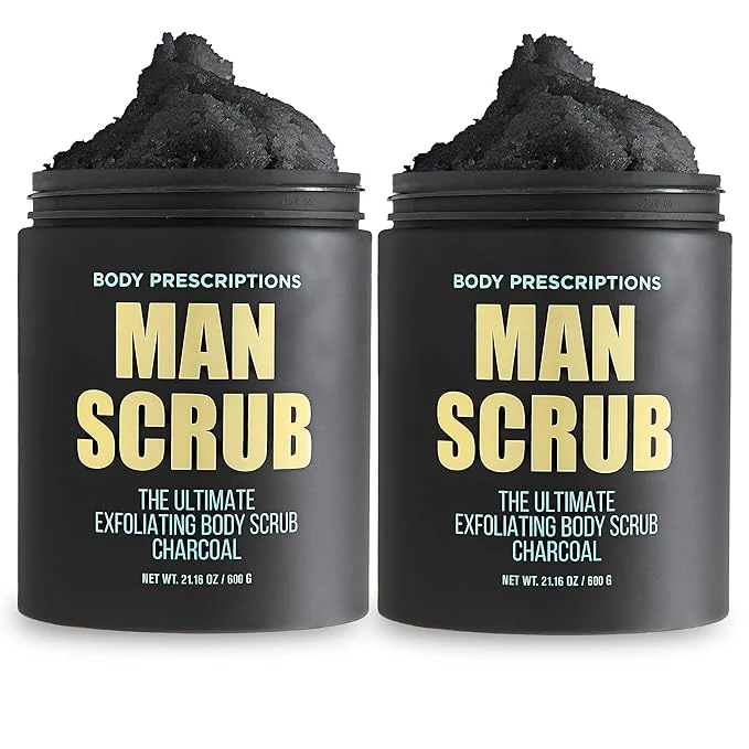 Soft Body Prescriptions Men s Exfoliating Body Scrub – Skin Cleansing Wash Versatile