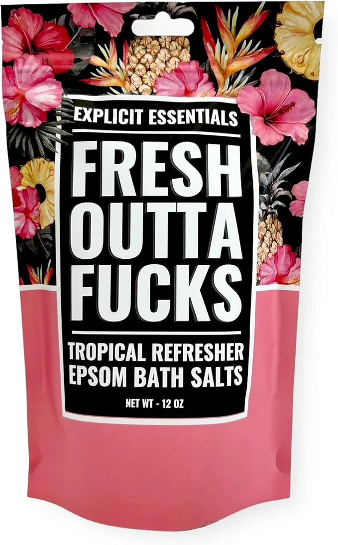 Minimalist Explicit Essentials Tropical Refresher Epsom Bath Salts 12 oz Next-Generation