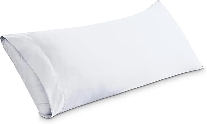 Premium Bare Home Microfiber Body Pillow Cover - Ultra Soft amp Cooling - Double Brushed - Envelope Closure - Easy Care 20 39 39 x54 39 39 Body Pillow Cover White Verified