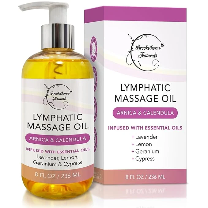 Comfortable Lymphatic Massage Oil for Massage Therapy Natural Lymphatic Drainage Original Design