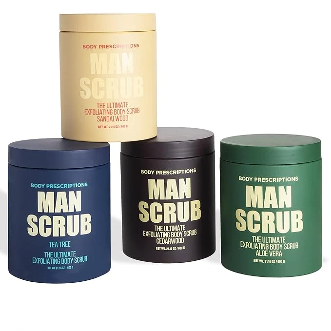 Authentic Body Prescriptions Men s Exfoliating Body Scrub – Skin Cleansing Wash Lightweight