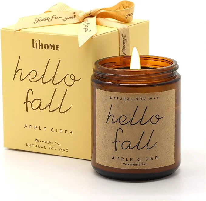 Natural Lihome Fall Candles Optimized