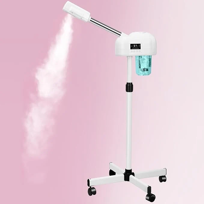 Stylish Professional Facial Steamer Nano Ionic Hot Mist Spray Stand Facial Steamer Eco-Friendly