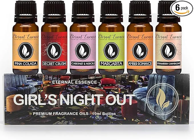 User-Friendly Eternal Essence Oils Girl's Night Out Set of 6 Premium Fragrance Oils Official
