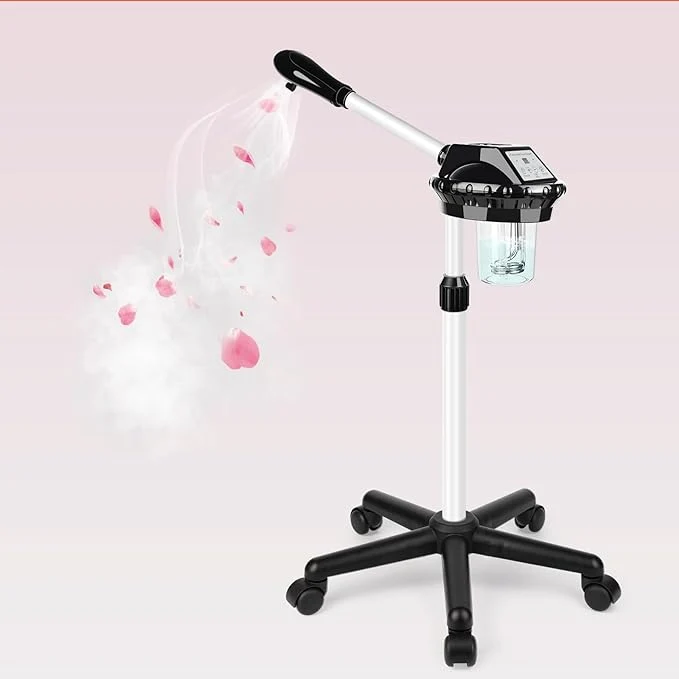Smart Professional Facial Steamer Stand on Wheels Face Steamer SPA Ozone Nano Authentic