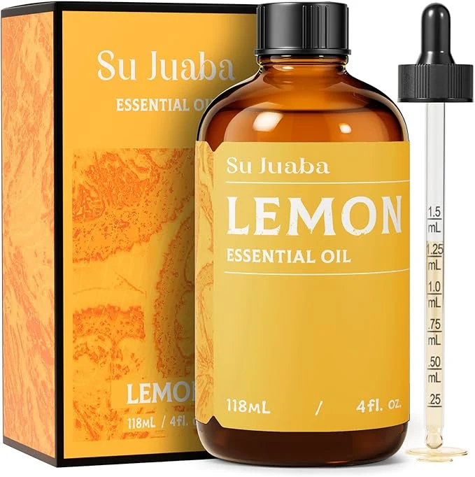 Prestigious SU JUABA Lemon Essential Oil 4 Fl Oz Pure Natural Exceptional