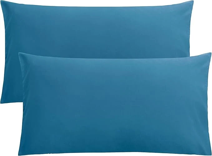 Smooth FLXXIE King Pillow Cases Set of 2 Soft Microfiber Pillow Covers with Envelope Closure Wrinkle Fade and Stain Resistant Pillowcases 20x36 Teal Reliable