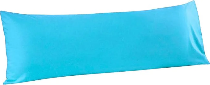 Sustainable FLXXIE Body Pillow Cover - Super Soft Microfiber 20x54 Body Pillow Case - Envelope Closure Wrinkle Stain Resistant 20x54 Long Pillowcase Blue Safe
