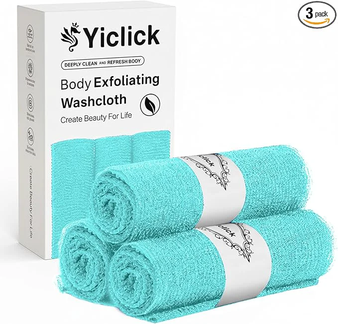 Functional Yiclick Exfoliating Washcloth Towel- Exfoliating Body Scrubber Exfoliator Artisan
